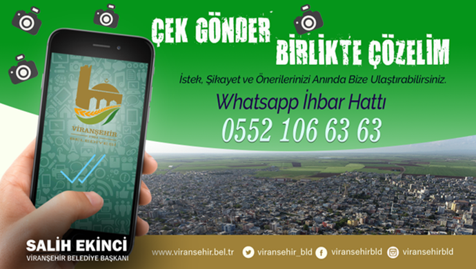 BAŞKAN EKİNCİ `DEN VATANDAŞLARA ÇAĞRI GELİN BİRLİKTE ÇALIŞALIM