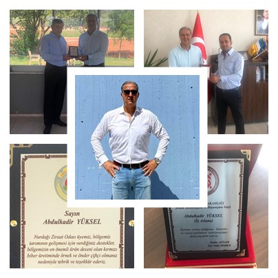 Örnek Çiftçi Abdulkadir YÜKSEL `e Ödül Yağdı
