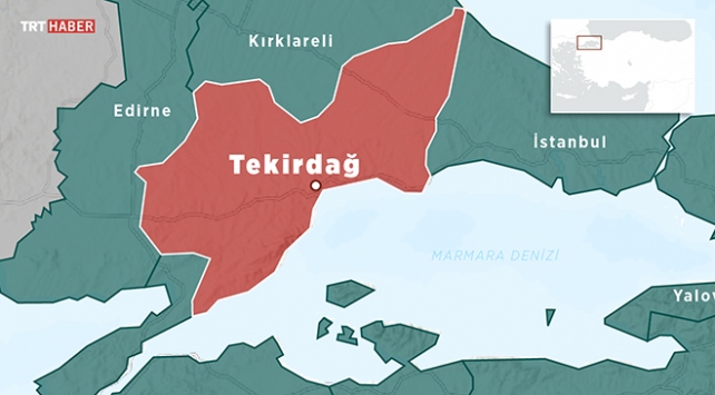 Sarköy ilçesinde 4,1 büyüklüğünde deprem meydana geldi