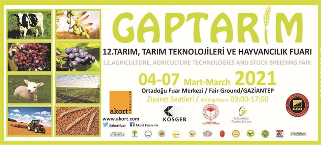12. GAPTARIM 04 – 07 MART 2021 GAZİANTEP