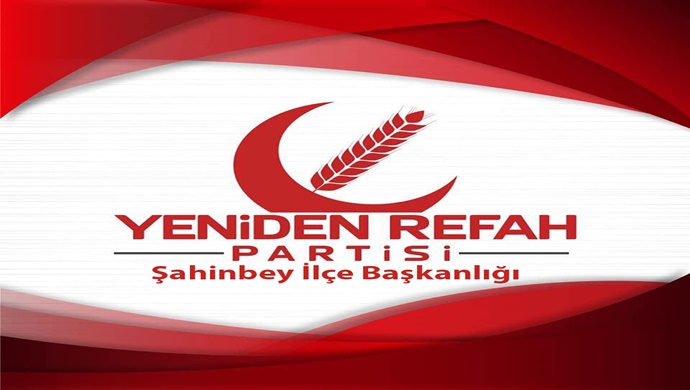 YENİDEN REFAH PARTİSİ ŞAHİNBEY İLÇE BAŞKANLIĞINDAN 19 MAYIS MESAJI
