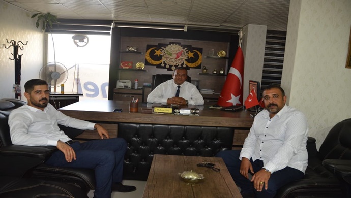 BAŞKAN ERCAN ASLAN ` DAN BAŞKAN MEHMET TAŞ` A ZİYARET