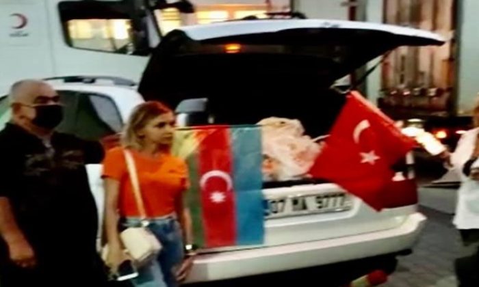 AZERBAYCAN HALKLAR DOSTLUĞU DERNEĞİ MANAVGAT `A DESTEK YARDIMINDA BULUNDU