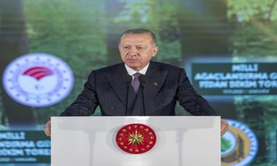 “Daha yeşil bir Türkiye hedefiyle, son 19 yıldır Cumhuriyet tarihinin en büyük ağaçlandırma seferberliğini yürütüyoruz”