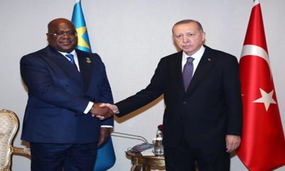 Cumhurbaşkanı Erdoğan, Kongo Demokratik Cumhuriyeti Cumhurbaşkanı Tshisekedi ile görüştü
