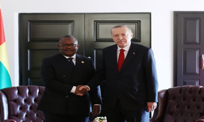 Cumhurbaşkanı Erdoğan, Gine Bissau Cumhurbaşkanı Embalo ile görüştü