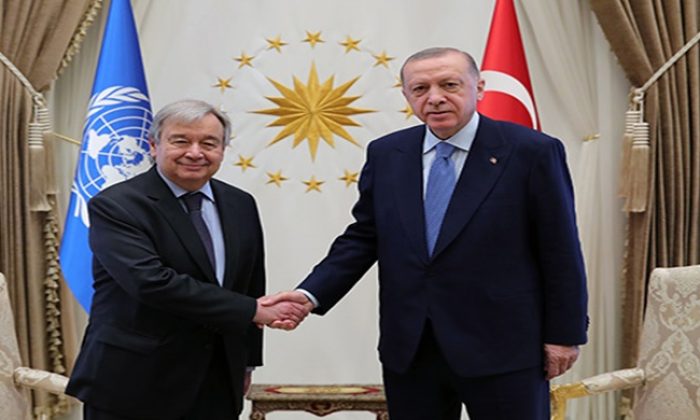 Cumhurbaşkanı Erdoğan, BM Genel Sekreteri Guterres ile görüştü