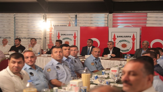 BAŞKAN BEYAZGÜL, ZABITALARLA BİR ARAYA GELDİ