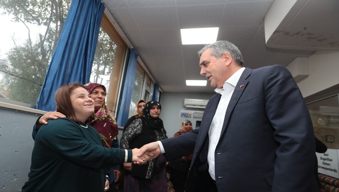 BAŞKAN BEYAZGÜL, ‘’ENGELLİ BİREYLERLE BİR ARAYA GELDİ’’