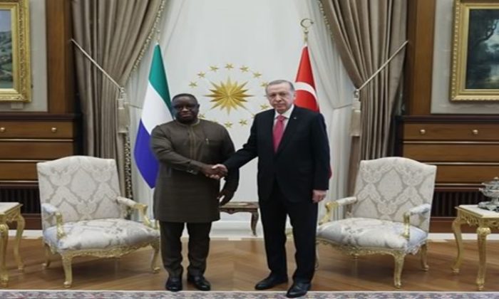 Cumhurbaşkanı Erdoğan, Sierra Leone Cumhurbaşkanı Bio ile görüştü