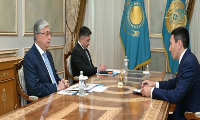 Başkan Kassym-Jomart Tokayev, Samruk-Kazyna JSC Yönetim Kurulu Başkanı Nurlan Zhakupov’u kabul etti