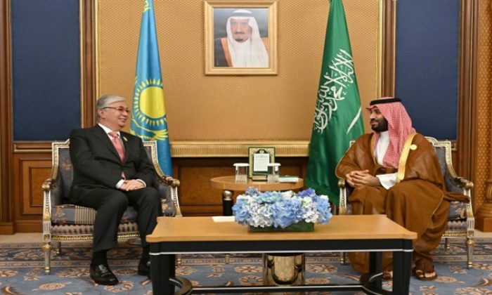 Cumhurbaşkanı Kassym-Jomart Tokayev, Suudi Arabistan Veliaht Prensi Muhammed bin Salman Al Saud ile bir araya geldi