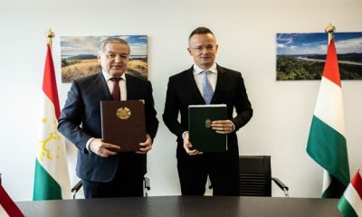 Tacikistan Dışişleri Bakanı’nın Macaristan Dışişleri ve Ticaret Bakanı ile görüşmesi