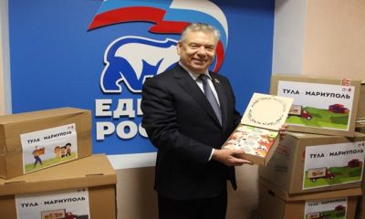 “Birleşik Rusya”, DPR ve Zaporozhye bölgesindeki sakinlere ve askeri personele yardım aktardı