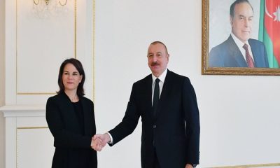 İlham Aliyev Almanya Dışişleri Bakanını kabul etti