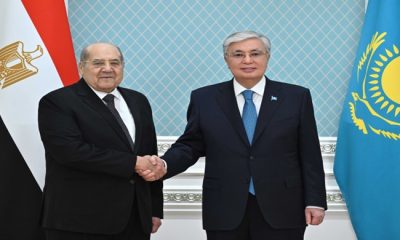 Devlet başkanı, Mısır Parlamentosu Senato Başkanı Abdelouahab Abdelrazek’i kabul etti