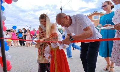 Astrahan bölgesinde büyük tadilatların ardından halkın “Birleşik Rusya” programına göre bir anaokulu açıldı.